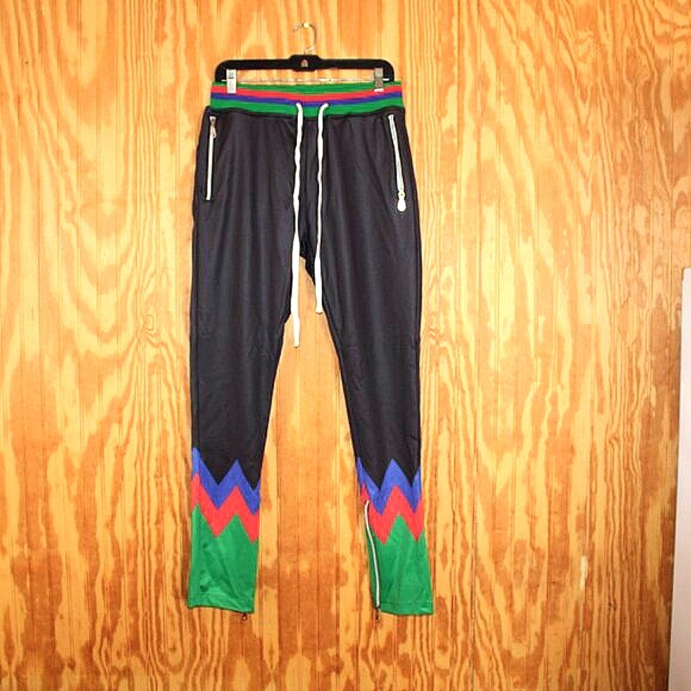 Eternity BC/AD Graphic Track Pants - Black - Size M